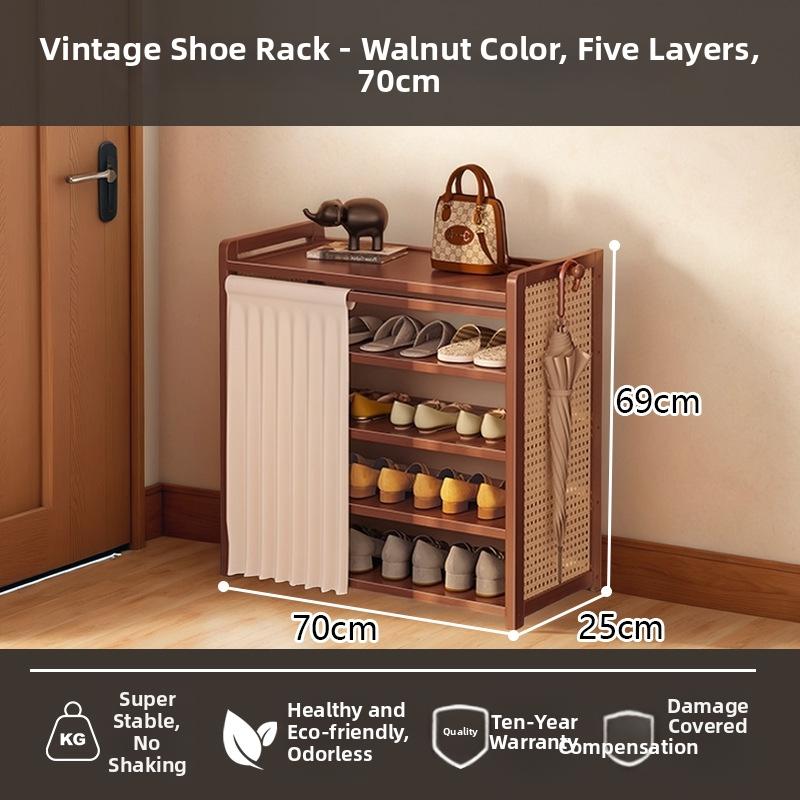 Timberra - Moonlight - MedievalGuard Narrow Shoe Rack - Entrance / Corridor / Dormitory Timberra