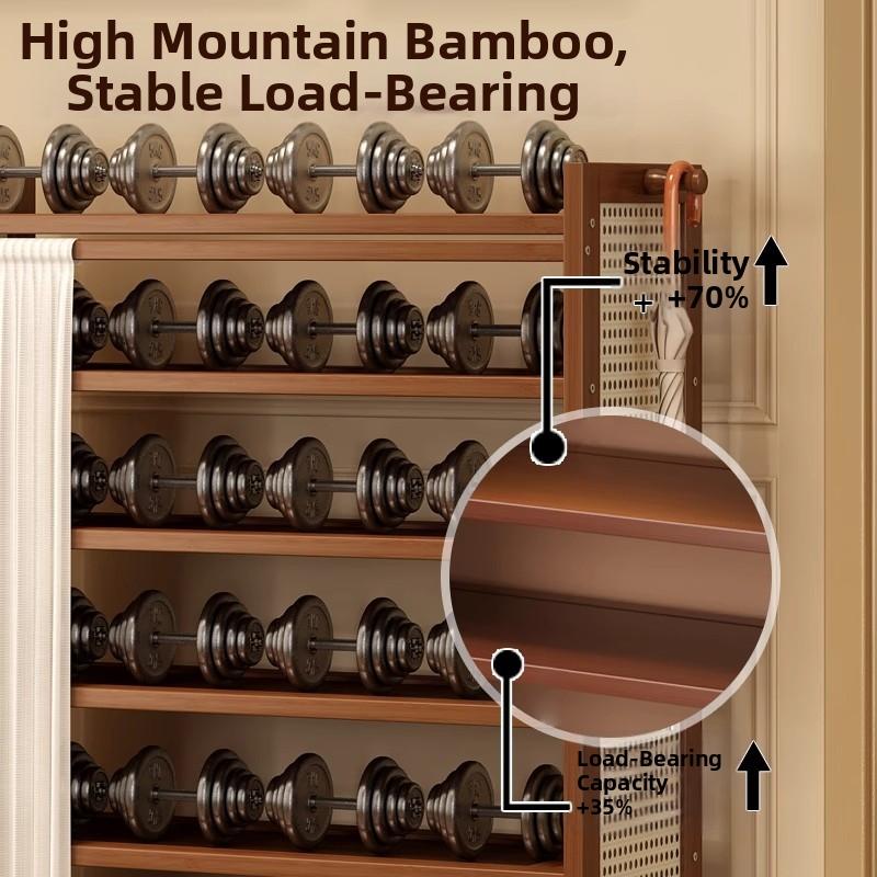 Timberra - Moonlight - MedievalGuard Narrow Shoe Rack - Entrance / Corridor / Dormitory Timberra