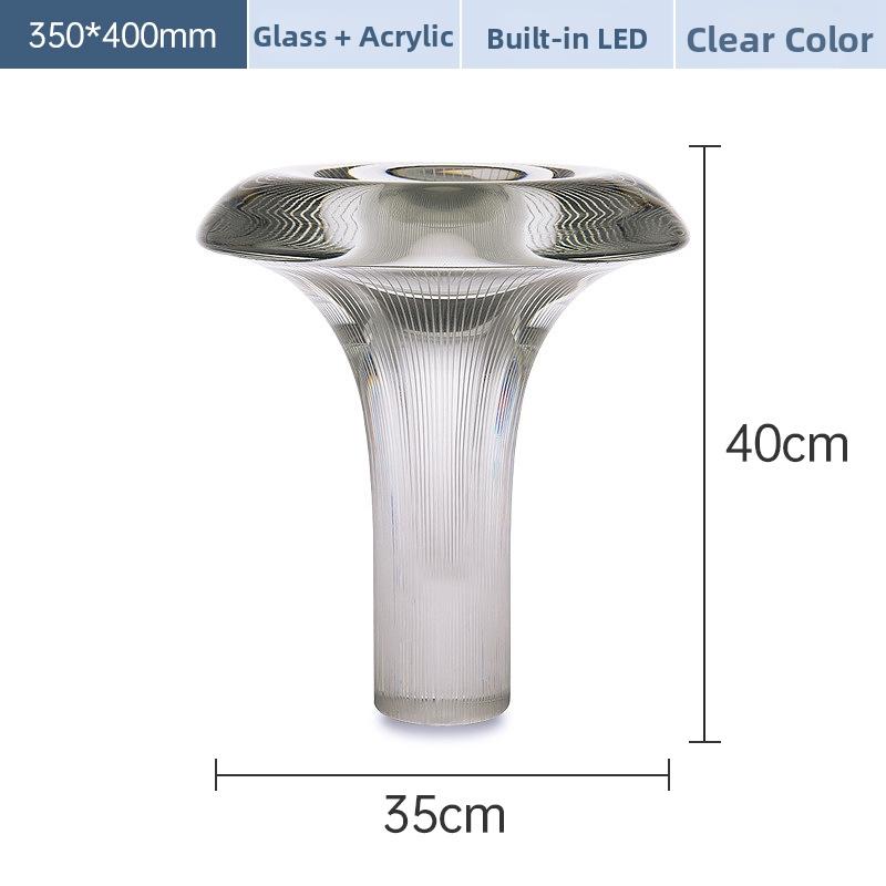 Milano Glow - Aurex - N501 - Post-Modern Nordic Glass Table Lamp with Minimalist Design, Creative Decorative Lighting for Stylish Interiors - Living Room / Bedroom / Bedside Milano