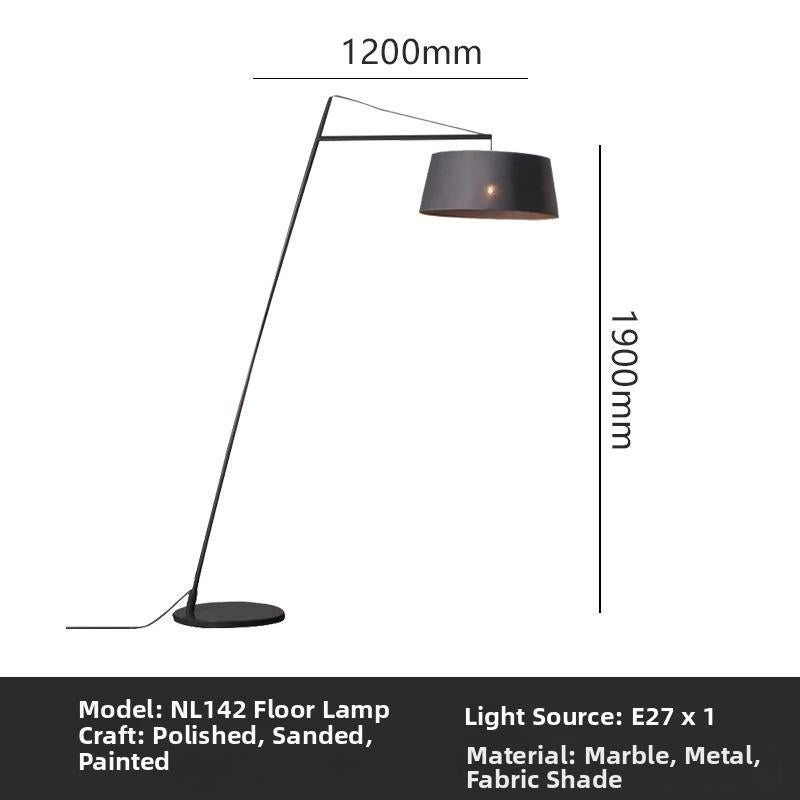 Milano Glow - Arixa - NL126 - Nordic Modern Floor Lamp with Built-in Storage, Simple Designer Lighting for Functional and Stylish Spaces - Living Room / Bedroom / Bedside / Study Milano