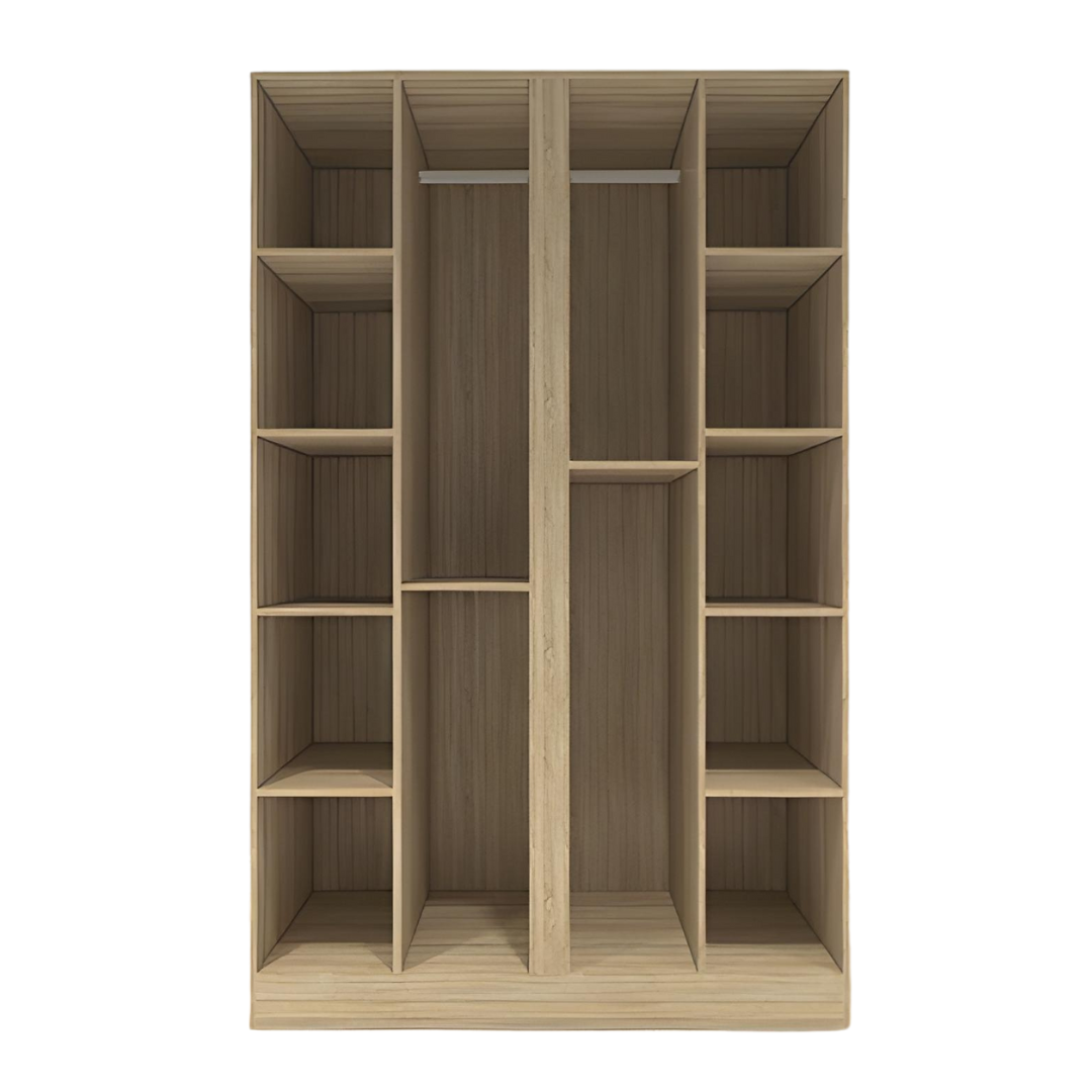 CARLTON Wardrobe 4 Door with 2 mirrors Furnigo