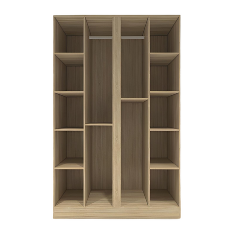 CARLTON Wardrobe 4 Door with 2 mirrors Furnigo