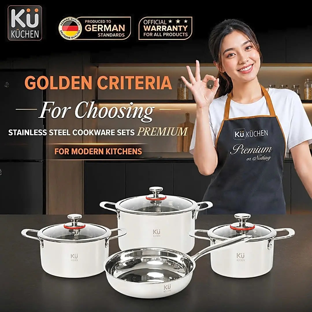 Premium Stainless Steel Cookware Set KU3325