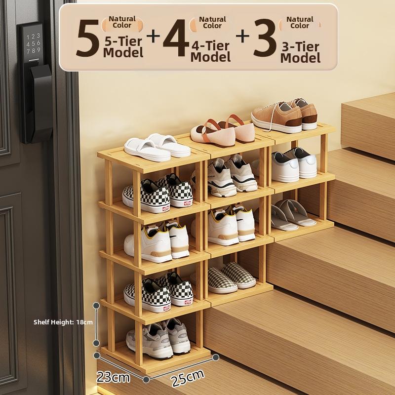 Timberra - Marvelous - StepRise Slim Corner Shoe Rack - SC10337028309990 - Entryway / Hallway / Bedroom Timberra