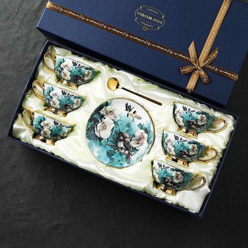 CUPURA Zuno - European Coffee Cup & Saucer Set - Elegant Afternoon Tea Set with Custom Logo Option CUPURA