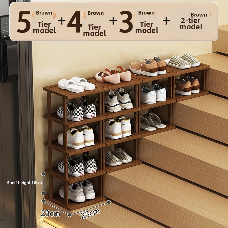 Timberra - Marvelous - StepRise Slim Corner Shoe Rack - SC10337028309990 - Entryway / Hallway / Bedroom Timberra