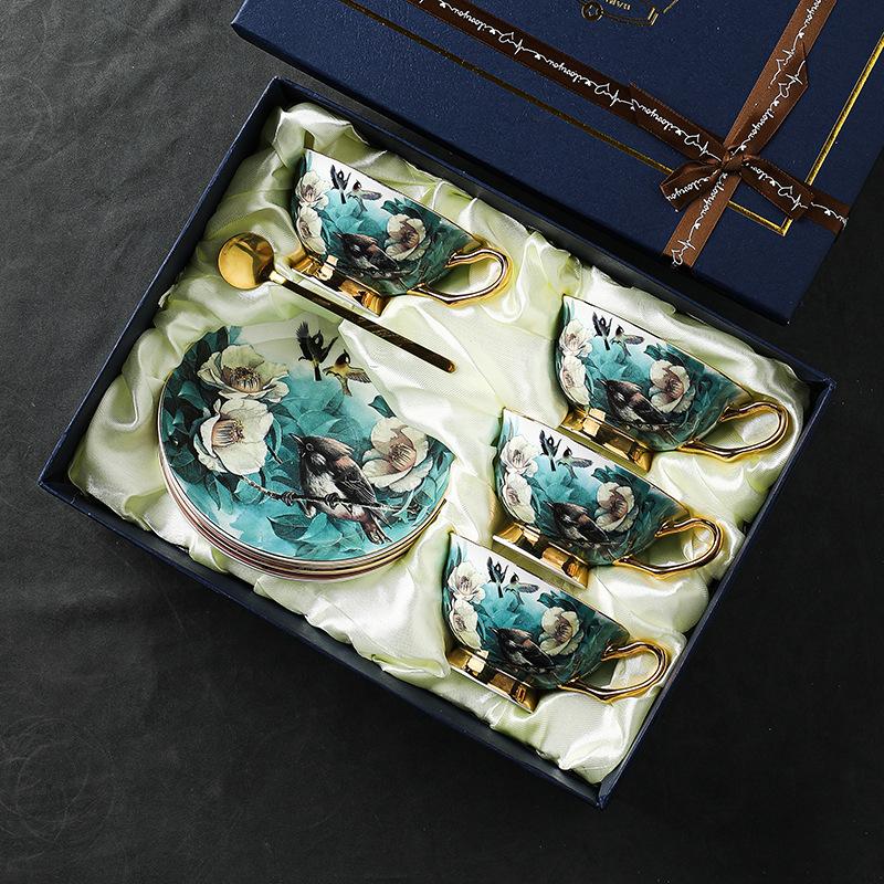 CUPURA Zuno - European Coffee Cup & Saucer Set - Elegant Afternoon Tea Set with Custom Logo Option CUPURA