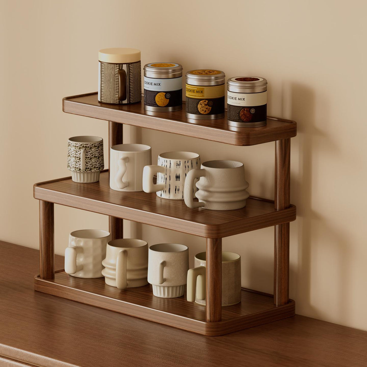 Timberra - Melyra - BaristaNest Thickened Cup Rack - Kitchen / Dining Area / Coffee Corner Timberra