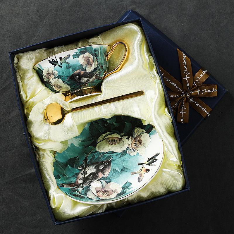 CUPURA Zuno - European Coffee Cup & Saucer Set - Elegant Afternoon Tea Set with Custom Logo Option CUPURA