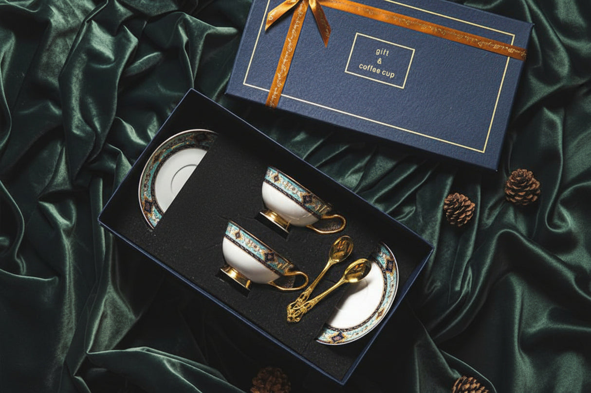 Vintage style Bone Coffee Cup and Saucer SPRM1600000024