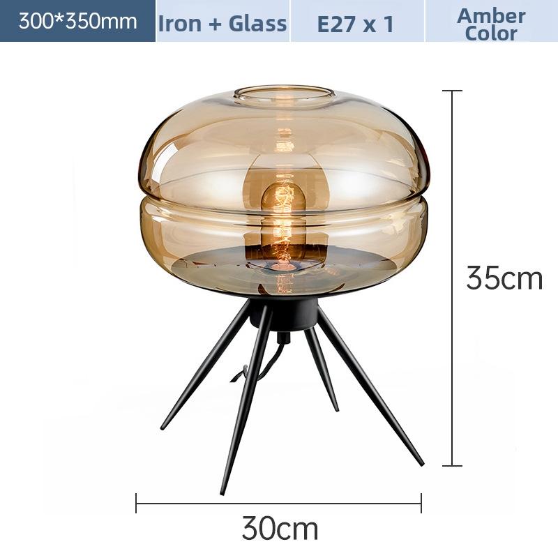 Milano Glow - Avon - N541 - Nordic Modern Glass Table Lamp with Dimmable Function, Simple Creative Lighting for Personalized and Cozy Spaces - Living Room / Bedroom / Bedside Milano