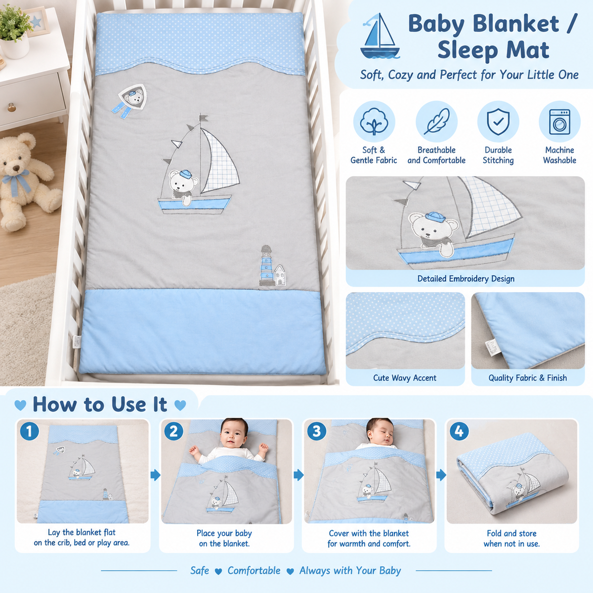 Baby Comforter Belily World