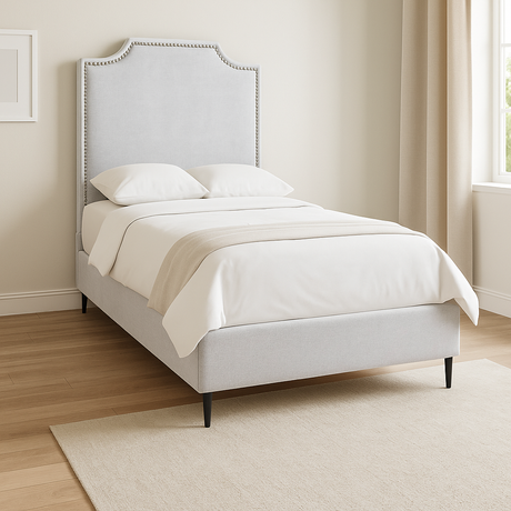 HAROLD Upholstered Bed Frame Affordahome