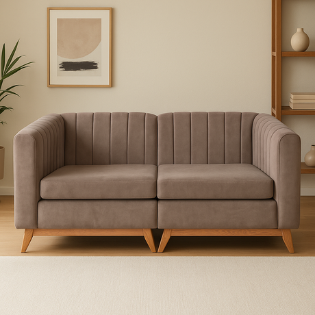 HAZEL 3-Seater Fabric Sofa Affordahome