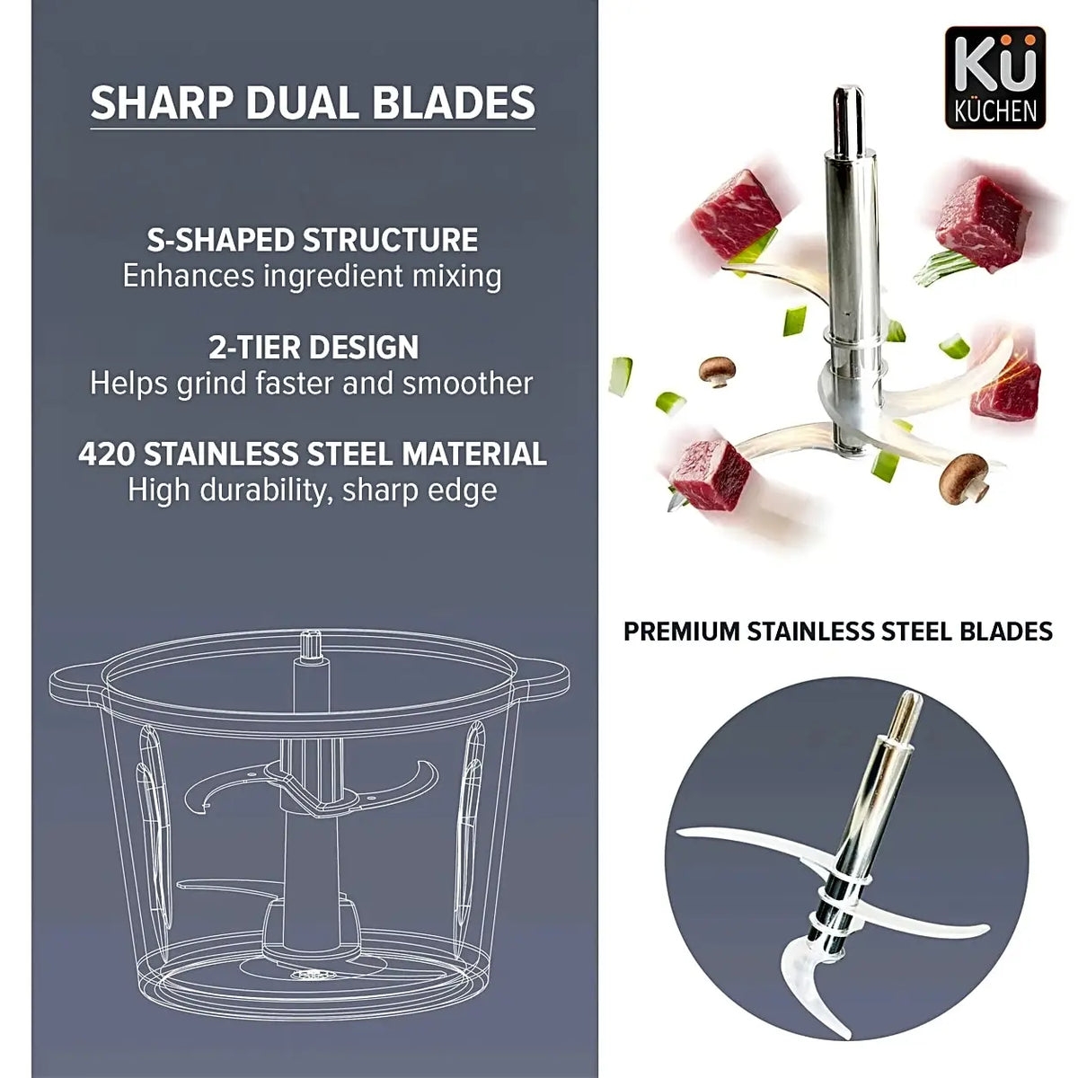 Multi-Functional Food Processor DKFC1212