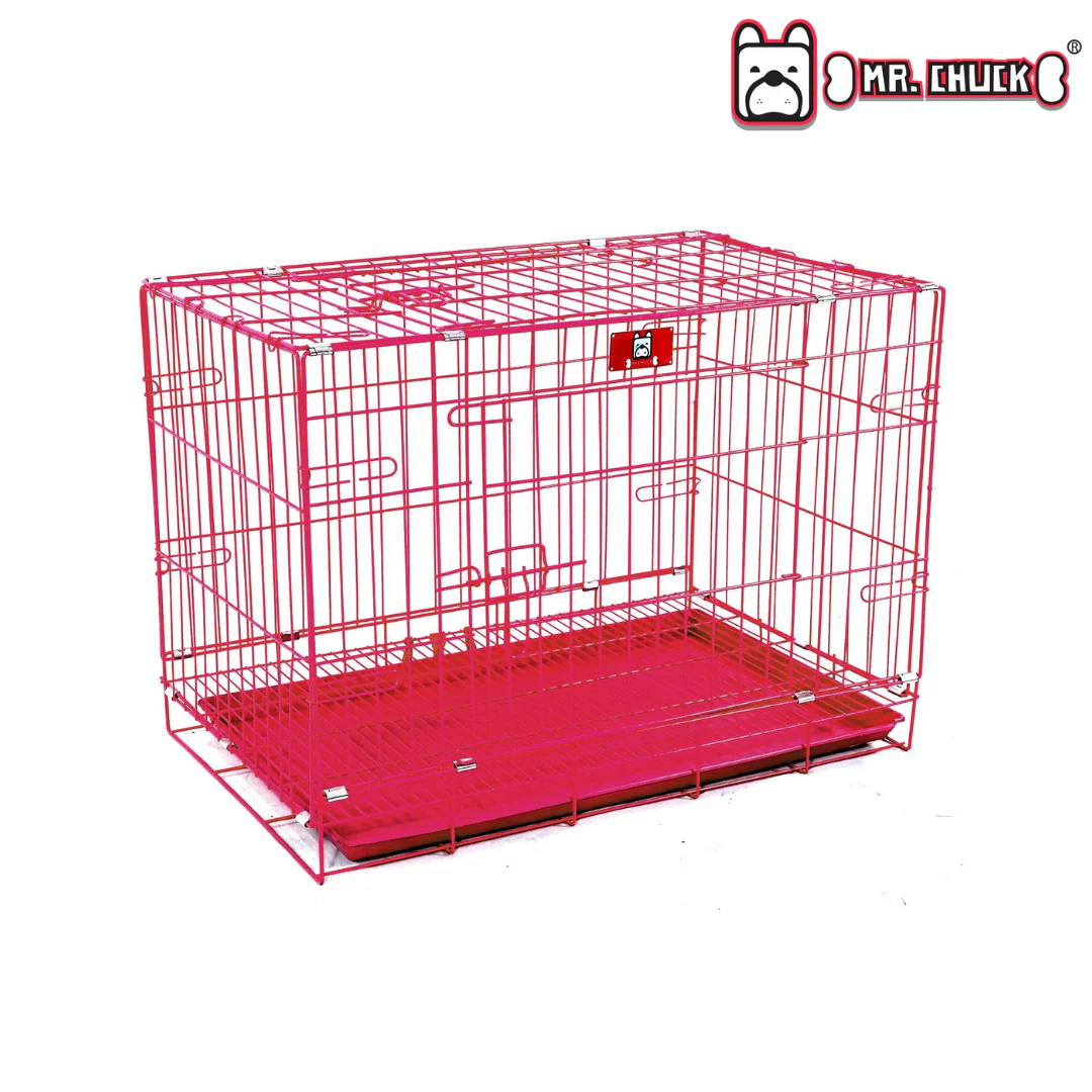 Mr. Chuck - Collapsible Dog Cage Pet Crate Black Mr. Chuck Pet Store