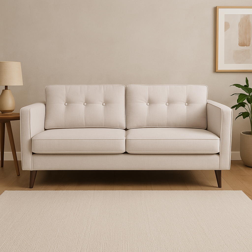 Jerry 2-Seater Fabric Sofa Furnigo