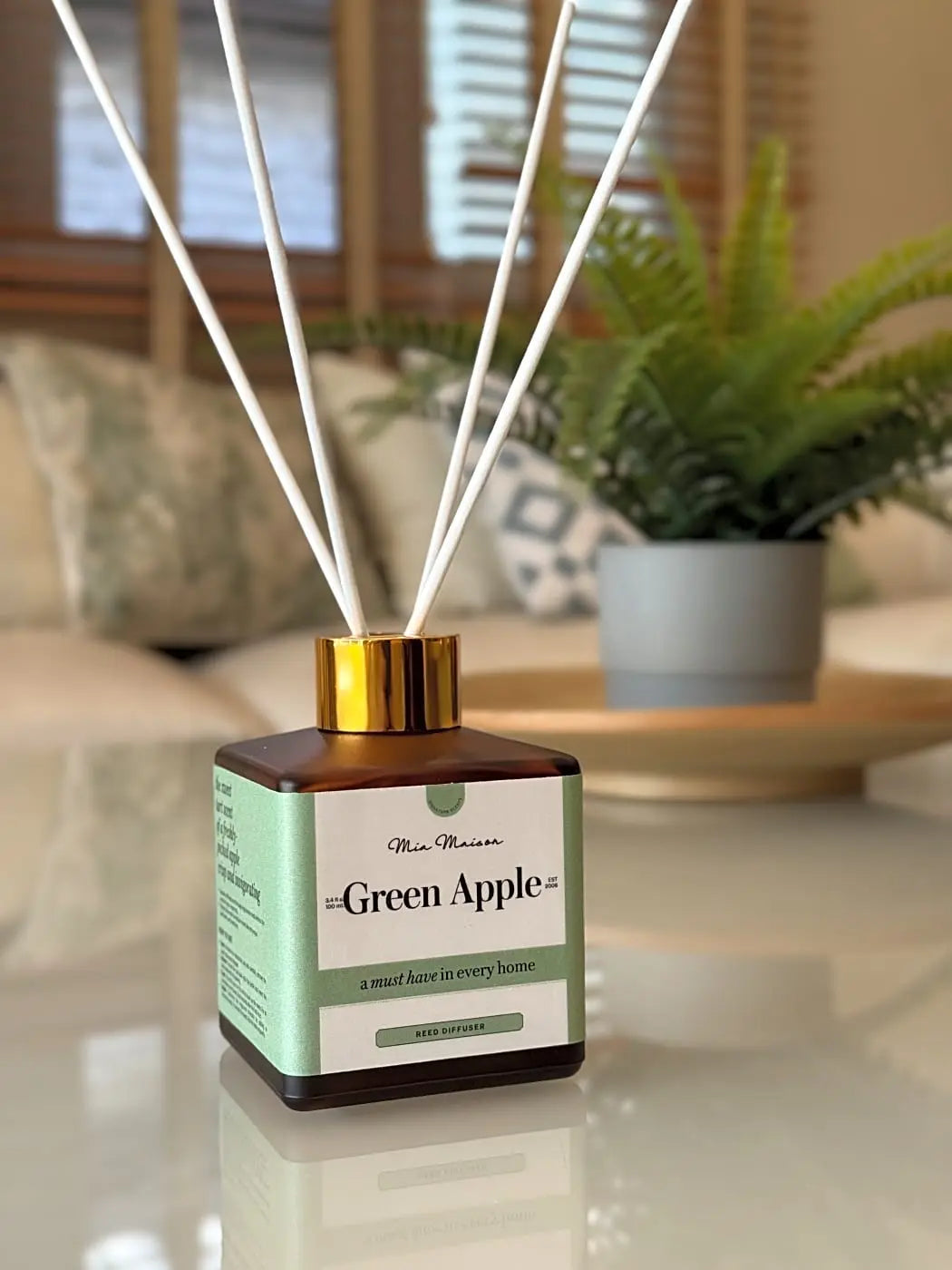Mia Masion Reed Diffuser Square Amber 100ml Mia Maison
