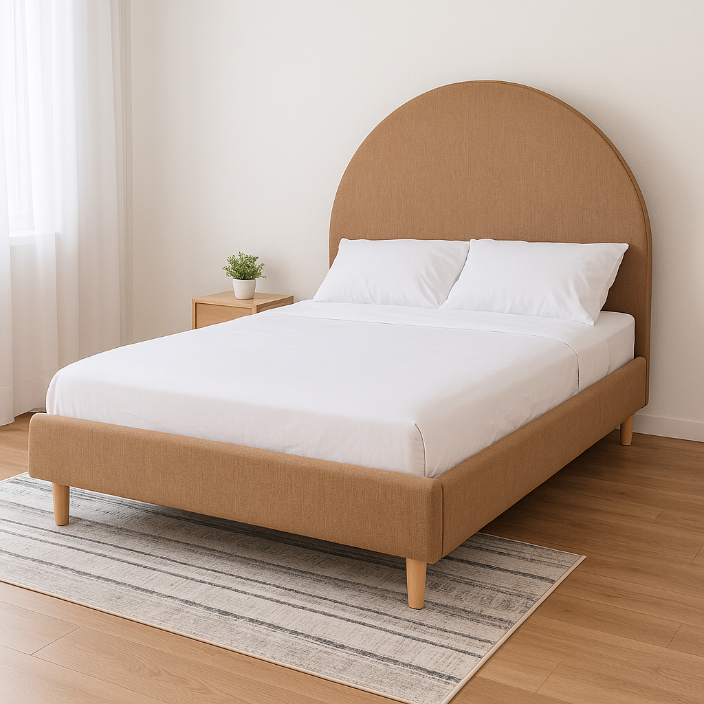 KHIN Upholstered Bed Frame Affordahome