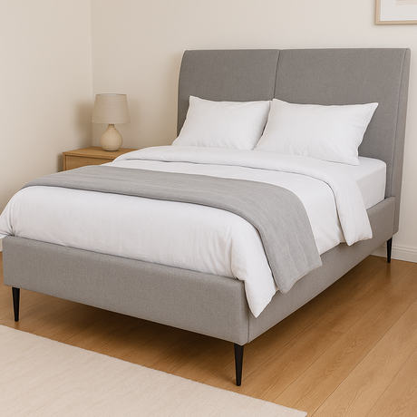 LILY Upholstered Bed Frame Affordahome
