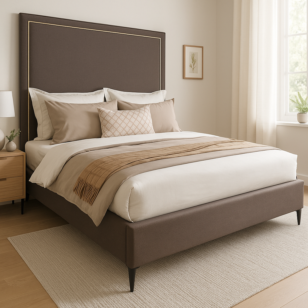 Mary Upholstered Bed Frame Furnigo