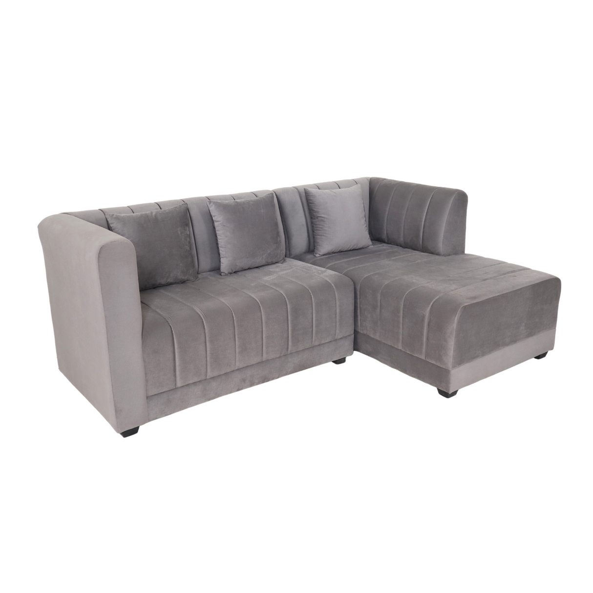 MIA L-SHAPE Fabric Sofa Affordahome