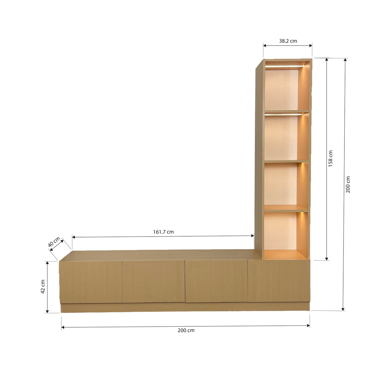 Misty TV Rack Furnigo