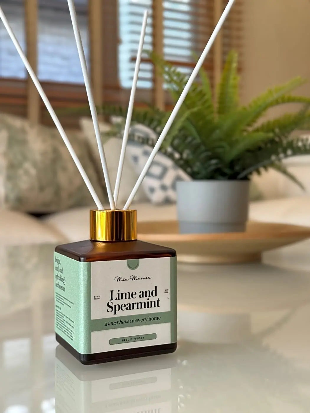 Mia Masion Reed Diffuser Square Amber 100ml Mia Maison