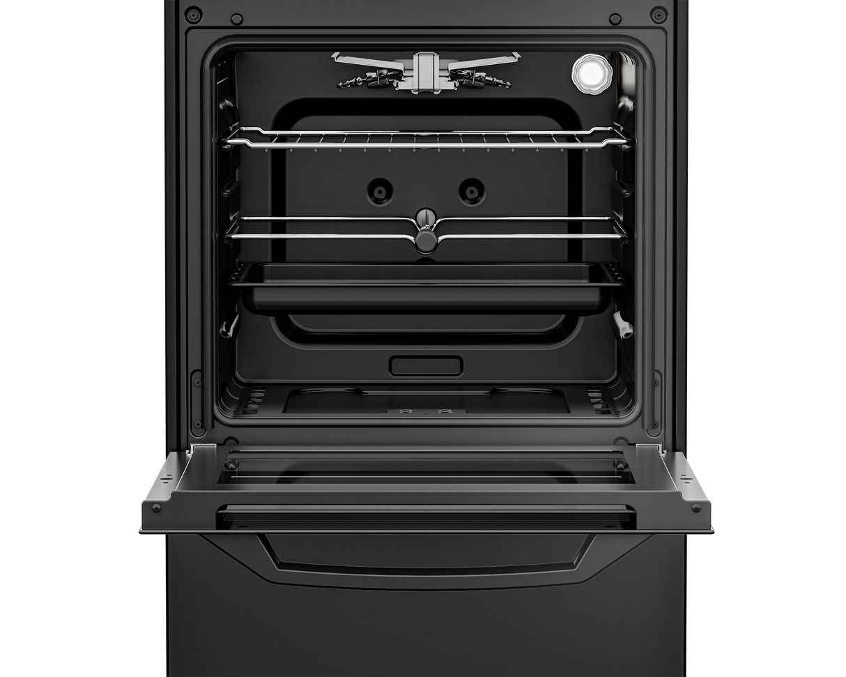 BEKO - FSGT43110GB: Freestanding Cooker (Gas, 50 cm) AF Home