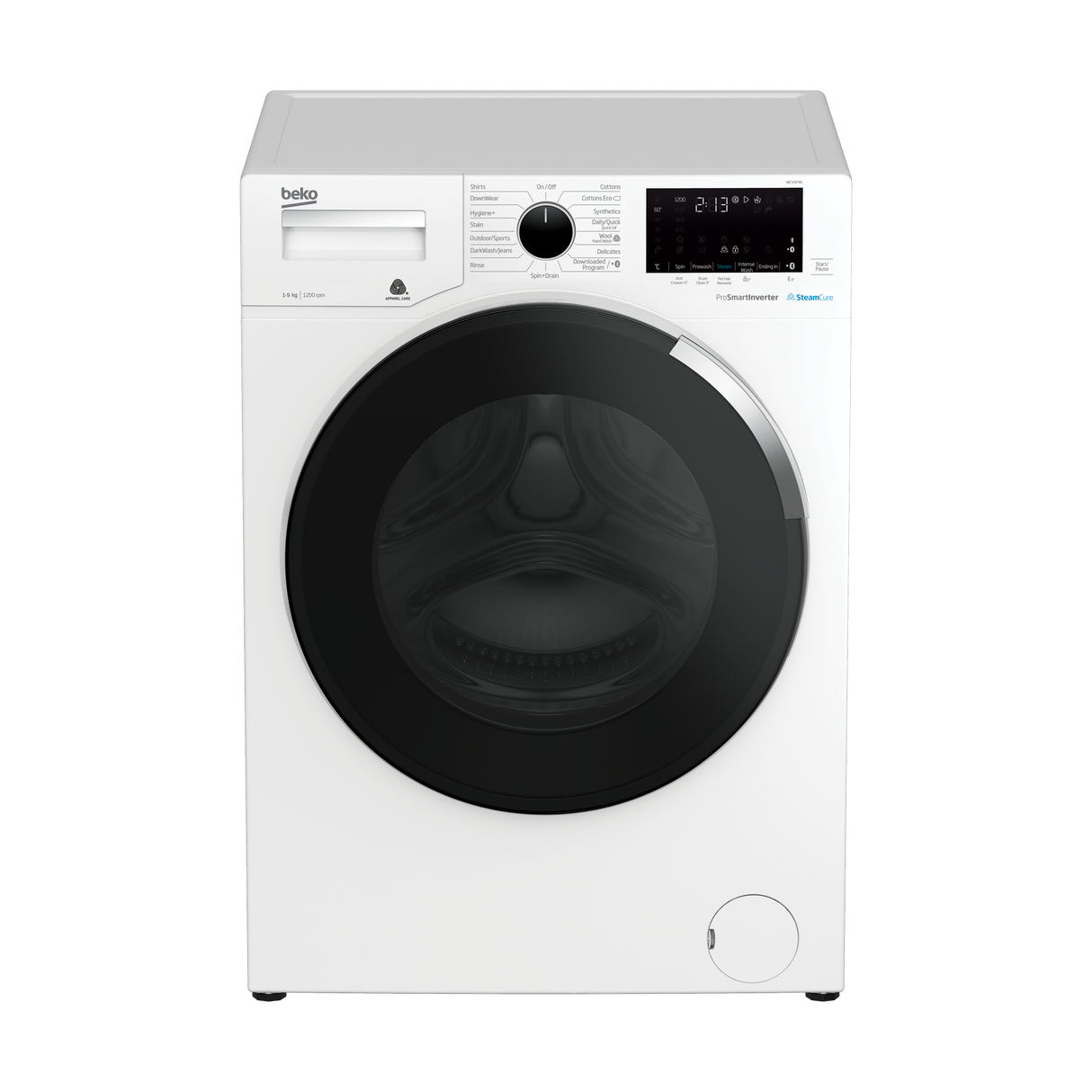 BEKO - WCV9746: 9 kg, 1200 rpm, 15 wash programs AF Home
