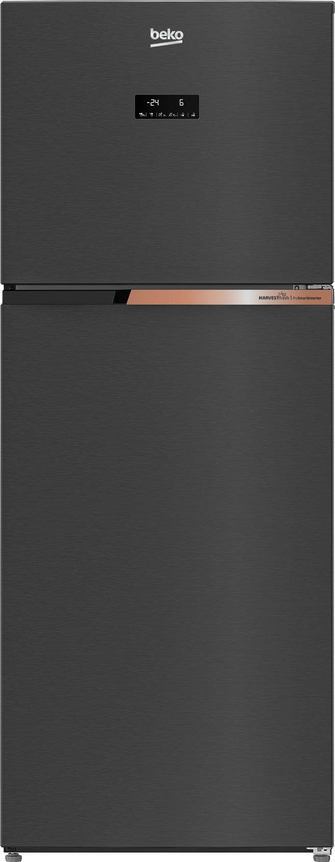 BEKO - RDNT401E50VZK Fridge Freezer (Freezer Top, 66 cm) AF Home