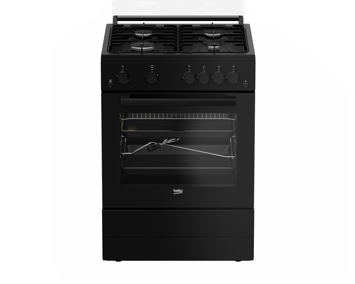 BEKO - FSGT62110GB: Freestanding Cooker (Gas, 60 cm) AF Home