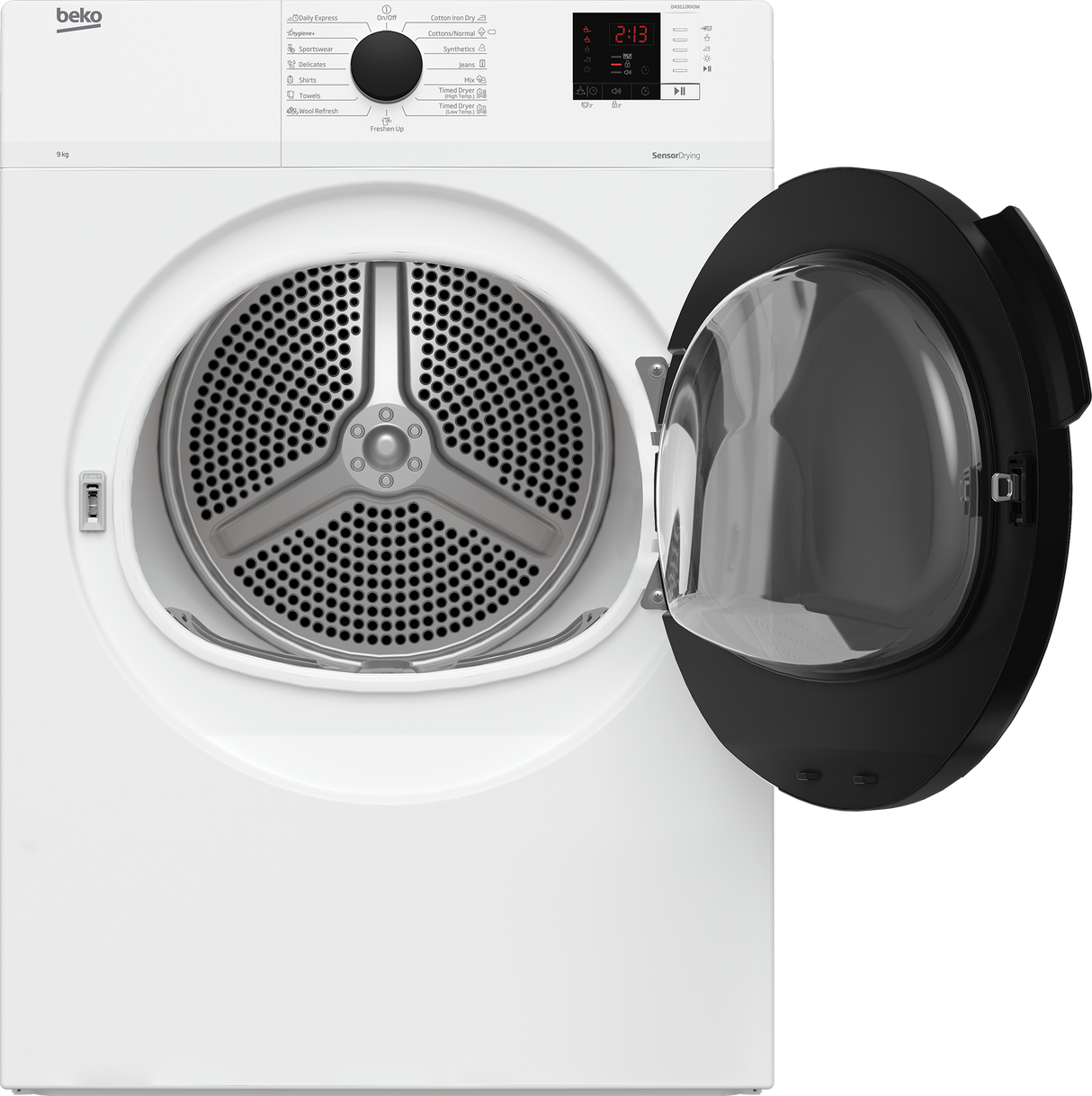 BEKO - DA9112RX0W: Tumble Dryer (Air Vented, 9 kg) AF Home