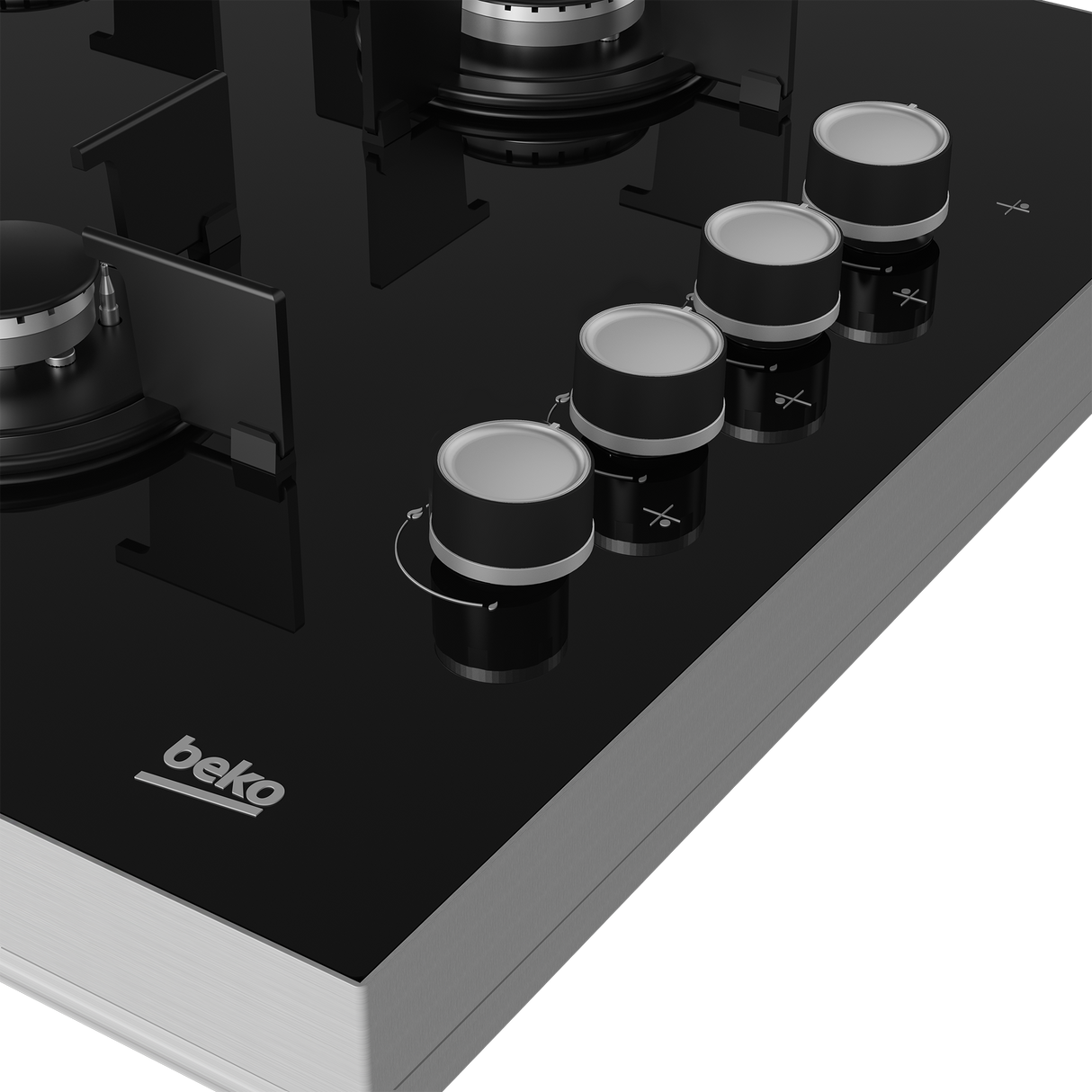 BEKO - HTLG6121SB: Freestanding Hob (Gas, 60 cm) AF Home