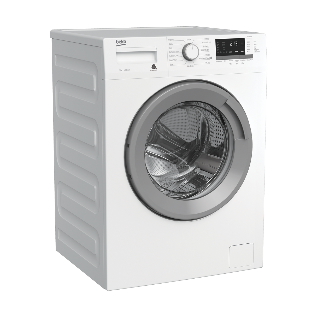 BEKO - WCV7612X0: 7 kg, 1200 rpm, 15 wash programs AF Home