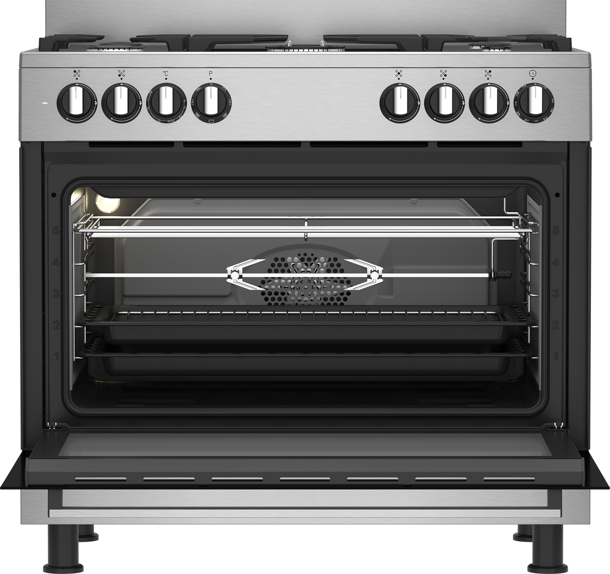 BEKO - GM15120DXNS: Freestanding Cooker (Multi-functional, 90 cm) AF Home