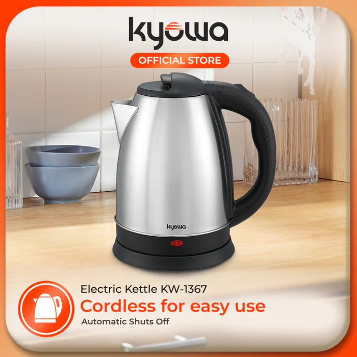 KYOWA - 1.8L Electric Kettle Stainless Steel (KW-1367) AF Home