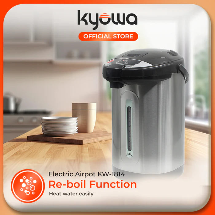 KYOWA - Electric Airpot 4.0L Stainless Steel Body (KW-1814) AF Home
