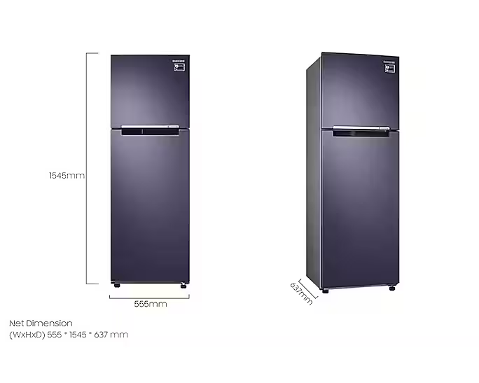 SAMSUNG - TMF Refrigerator Optimal Fresh Zone 8.4 cu.ft. AF Home