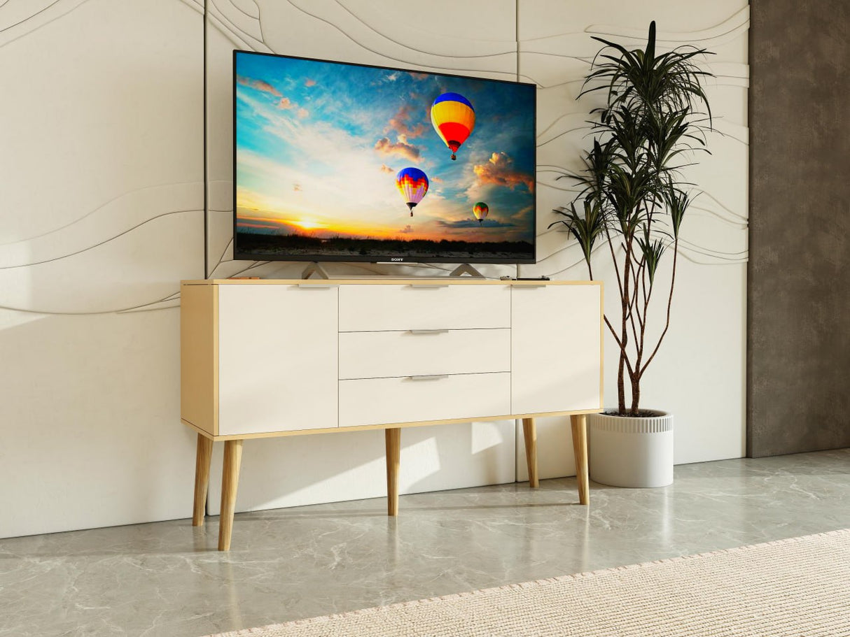 COOPER 3-Drawer, 2-Door TV Rack Furnigo