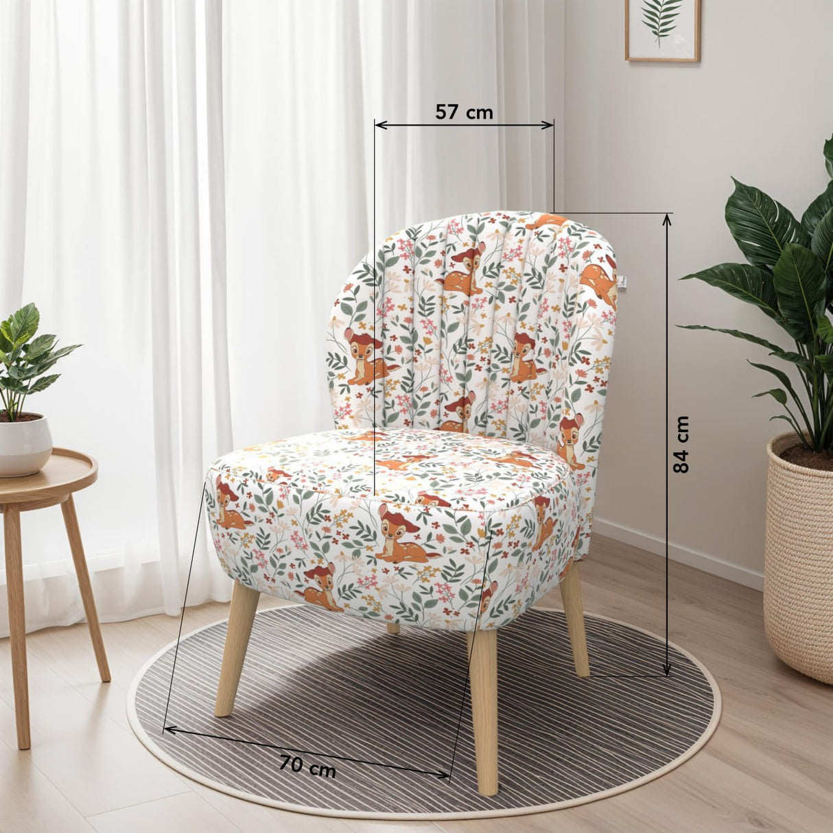 Bambi Art Bow Small Accent Chair Style Disney Home