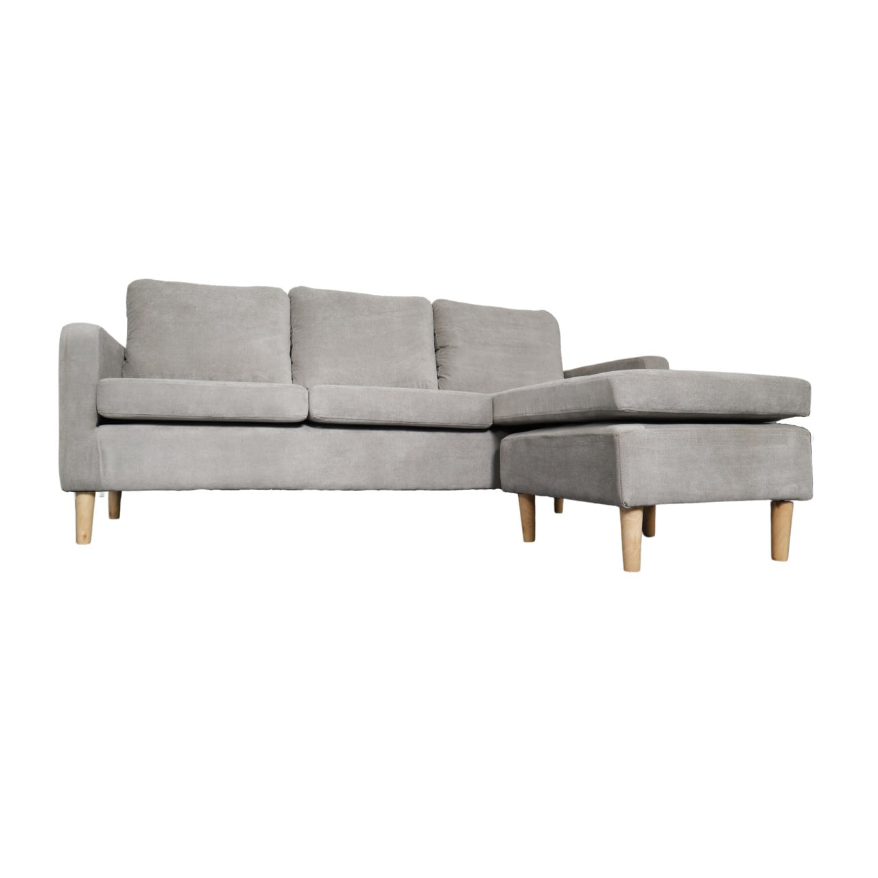 GINO Modern Upholstered L-Shape Fabric Sofa AF Home