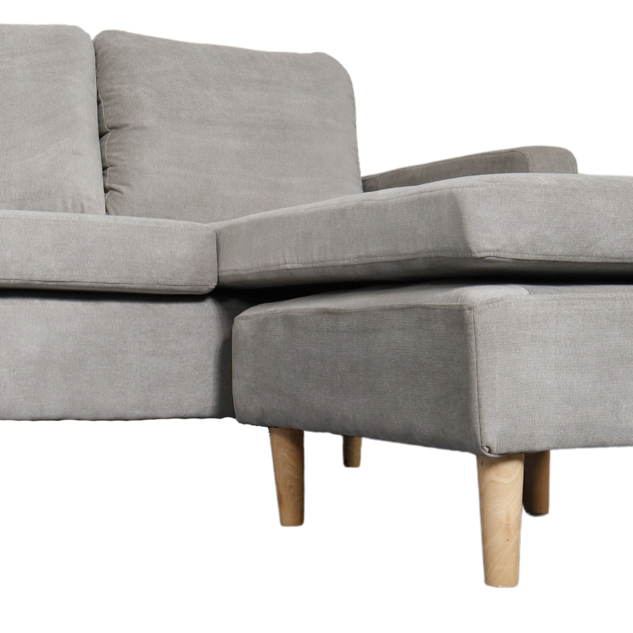 GINO Modern Upholstered L-Shape Fabric Sofa AF Home