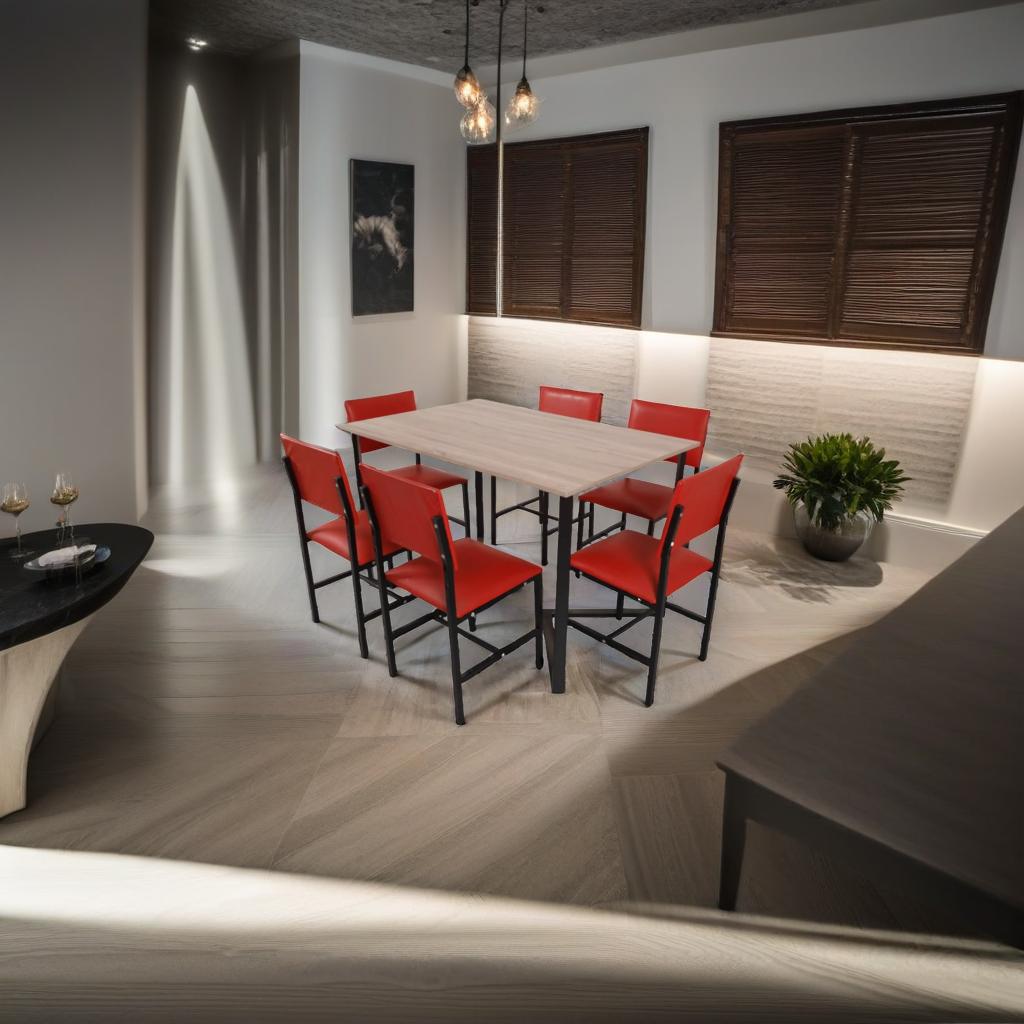 CROSS Dining Set 6 Seater Furnigo