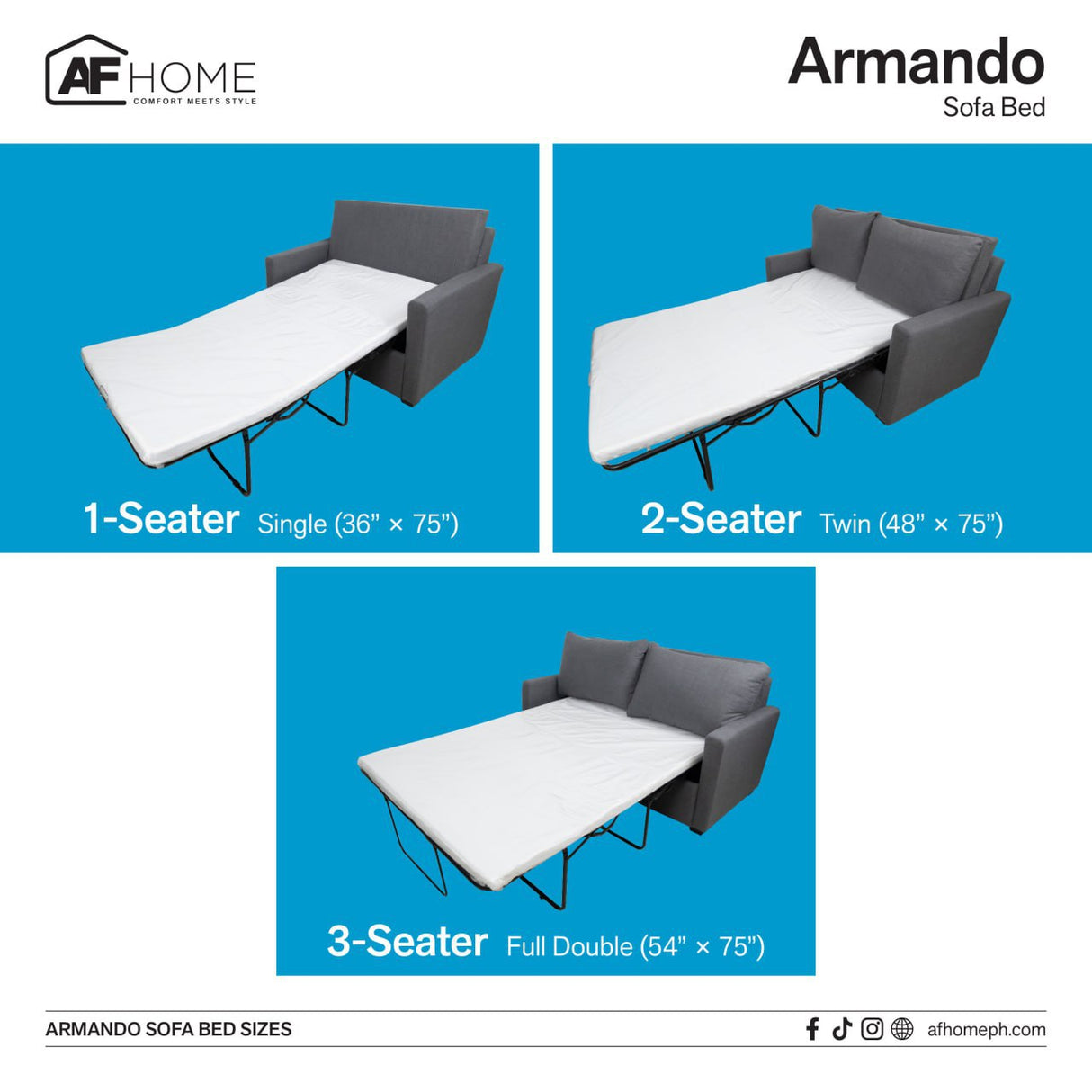 Armando Sofa Bed Furnigo