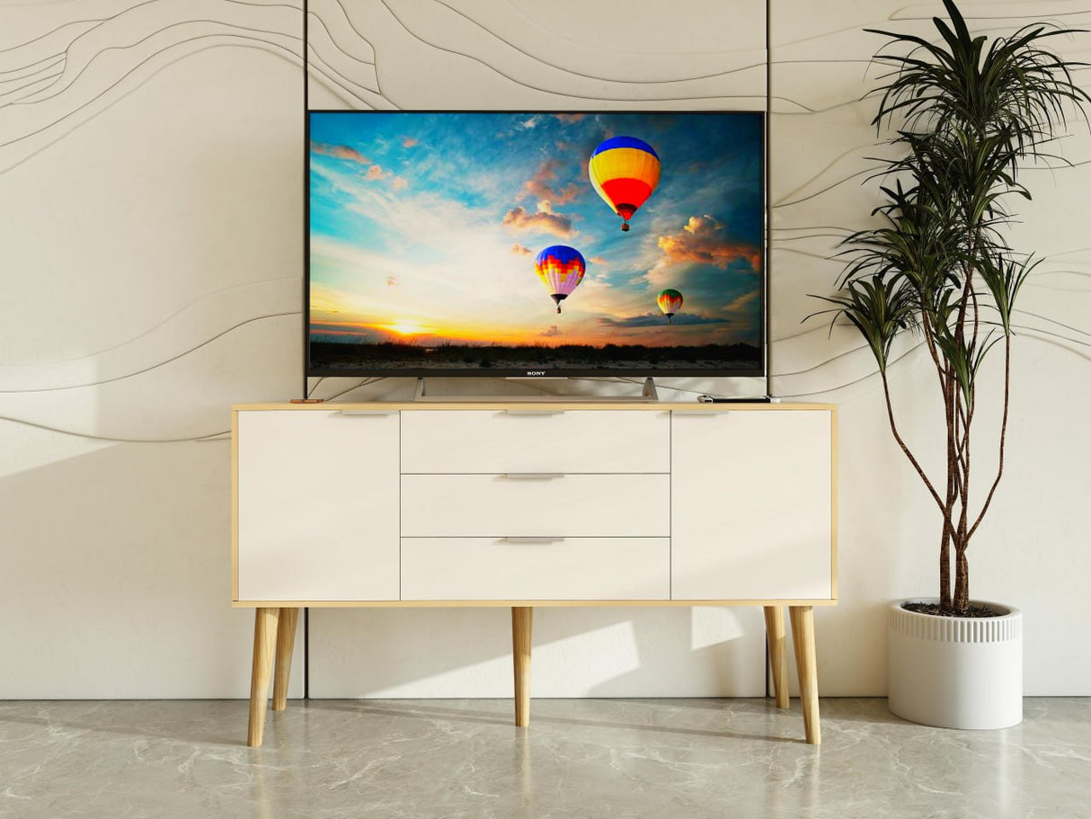 COOPER 3-Drawer, 2-Door TV Rack Furnigo