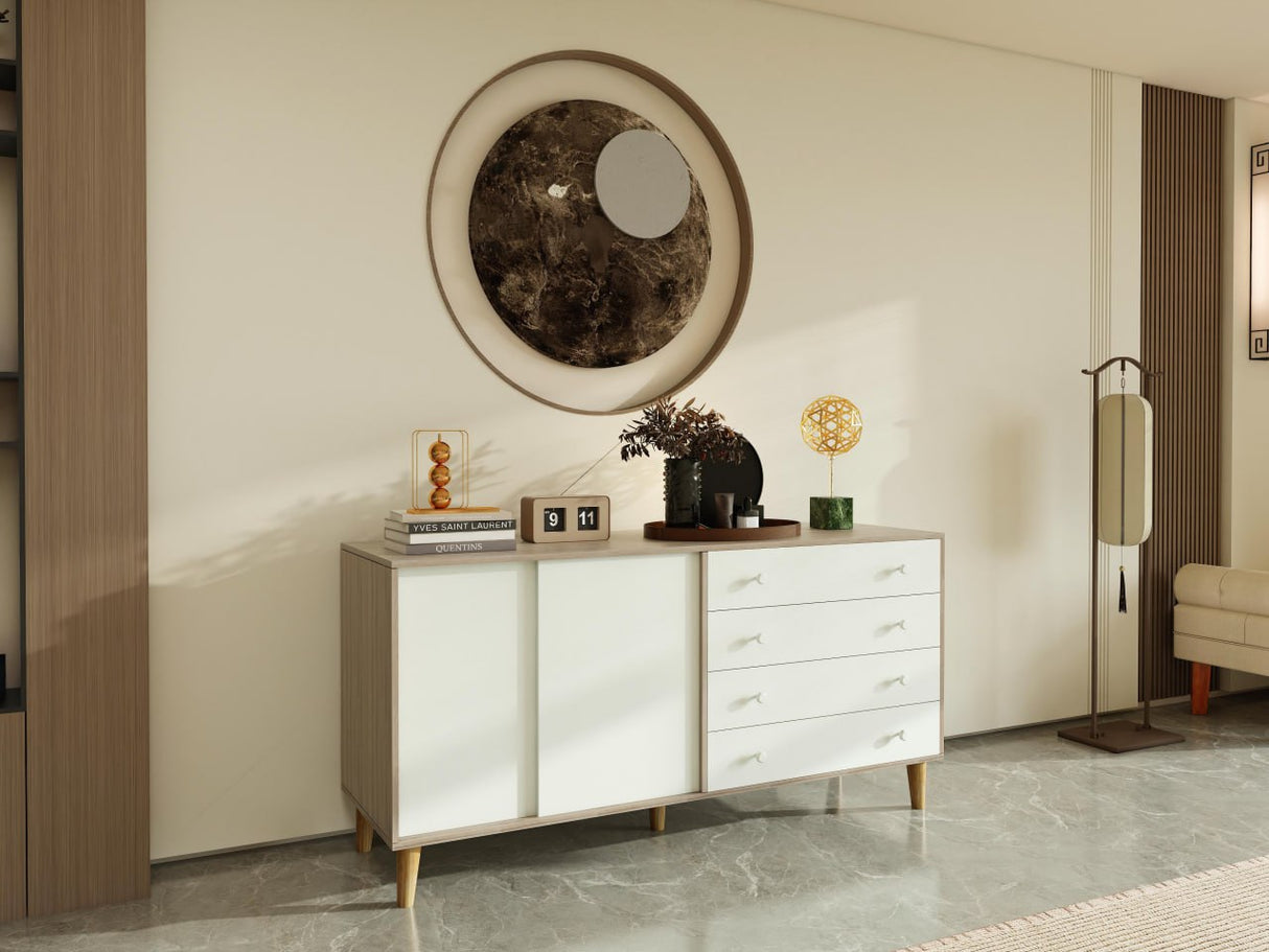 COOPER Sliding Door Server Buffet Cabinet Furnigo