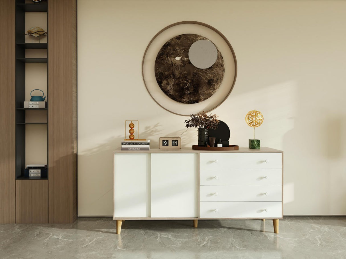 COOPER Sliding Door Server Buffet Cabinet Furnigo