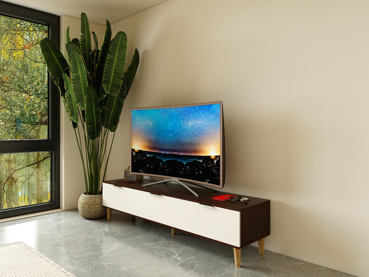 COOPER 3-Drawer TV Rack Furnigo