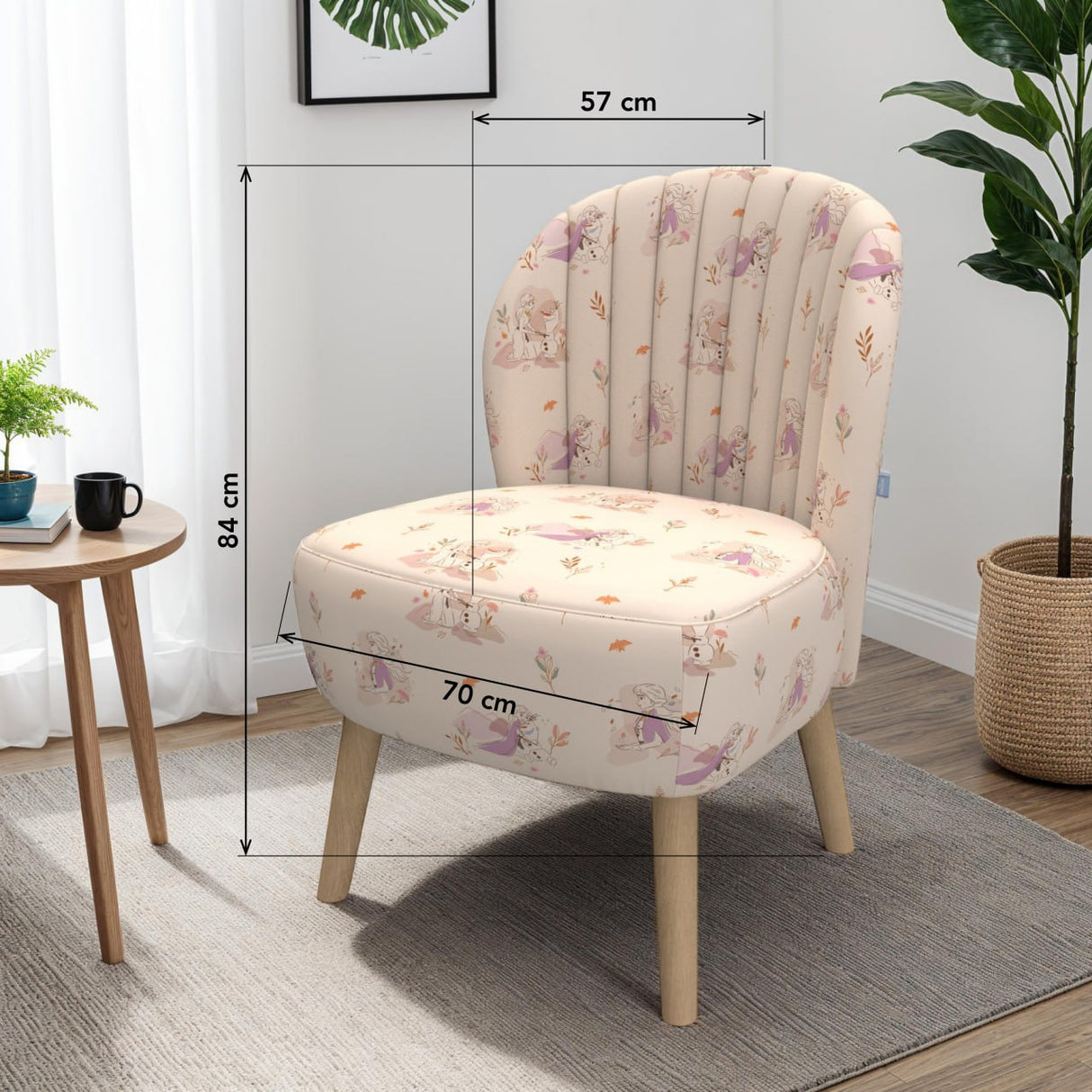 Frozen Anna & Olaf Bow Small Accent Chair Style Disney Home